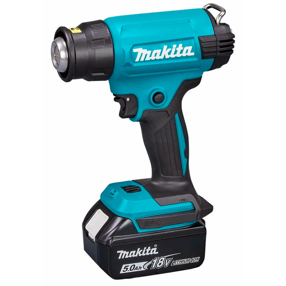 Аккумуляторный тепловой пистолет-фен Makita LXT 18В, 550°